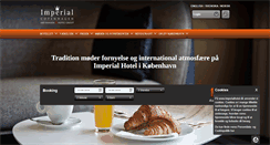 Desktop Screenshot of imperialhotel.dk