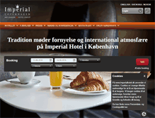 Tablet Screenshot of imperialhotel.dk